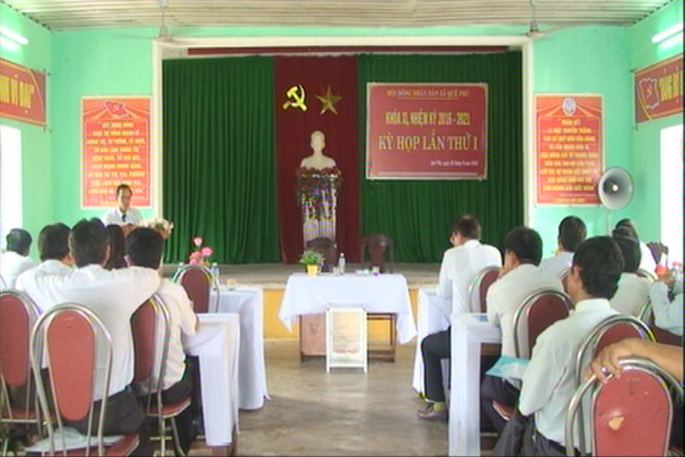 Kỳ họp thứ nhất HĐND thị trấn Đông Phú nhiệm kỳ 2016-2021