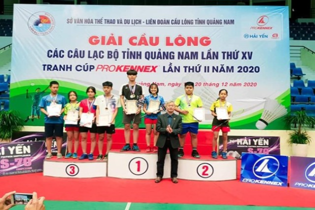 Quế Sơn tham gia giải Cầu lông các câu lạc bộ tỉnh Quảng Nam năm 2020