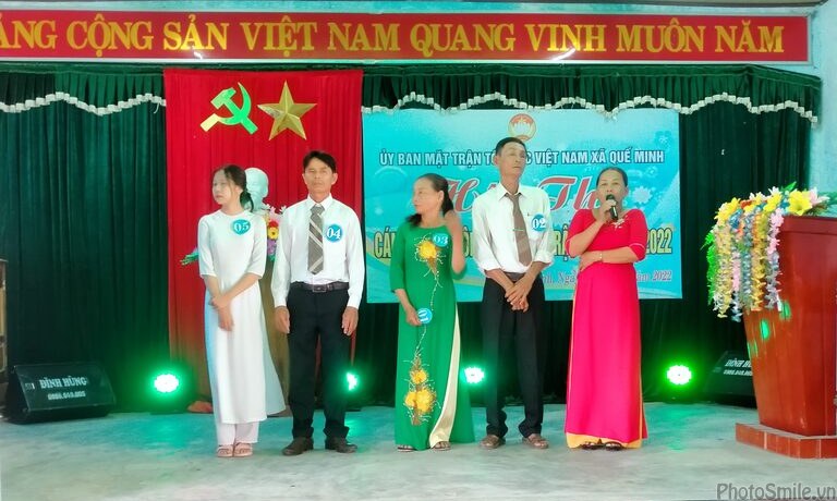 Quế Minh tổ chức Hội thi “Cán bộ Công tác Mặt trận giỏi” năm 2022