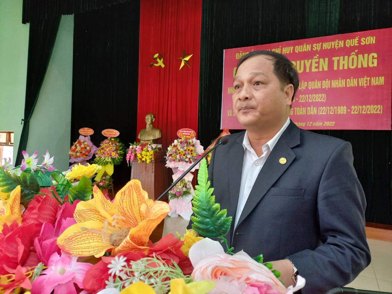 Ban Chỉ huy quân sự huyện Quế Sơn gặp mặt truyền thống